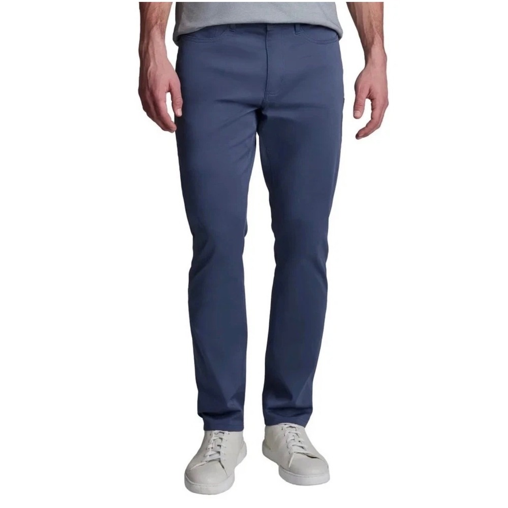 English Laundry Mens Air Touch Comfort Straight Fit Stretch Pants Blue 32x30